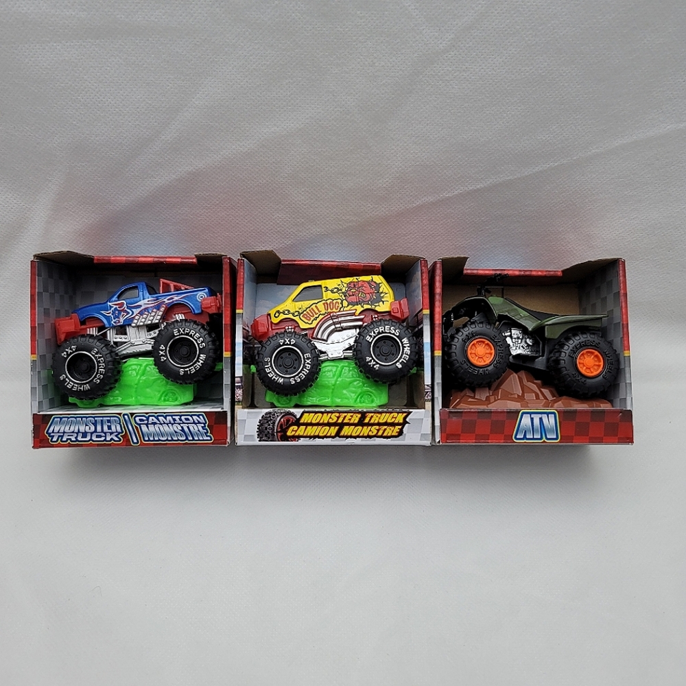 Turbo Wheels Monster Trucks & ATV Set